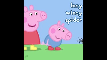 Thumbnail of Peppa Pig Incy Wincy Spider Song #Shorts #Peppa#PeppaPig