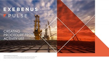 Exebenus Pulse - Build operating procedure from scratch