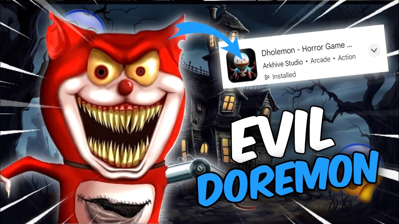 Playing New Evil😰Doremon Game / Horror Doremon Game / Evil Doremon Game