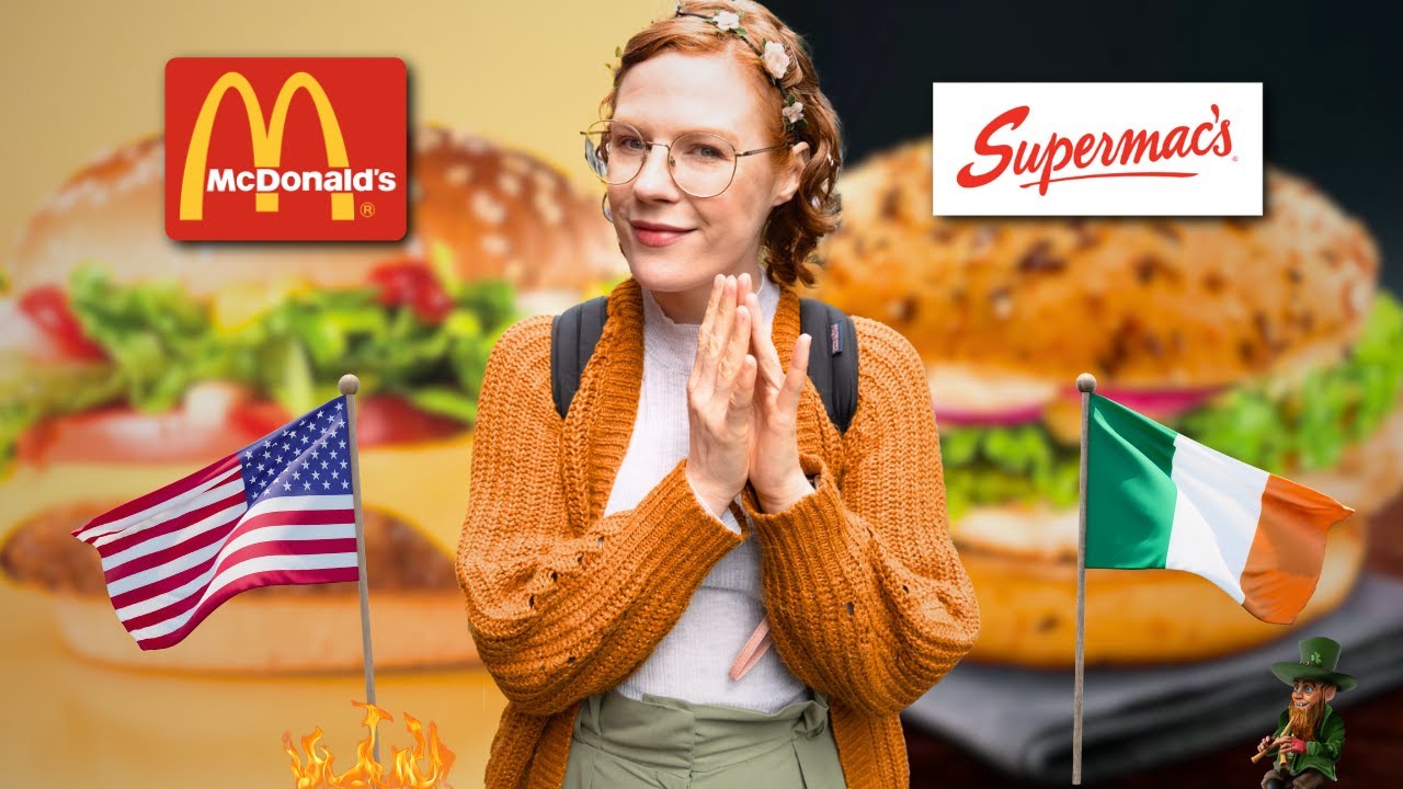 McDonald's vs. Supermac's Vegetarian Taste Test | LIVING IN IRELAND VLOG 🇮🇪
