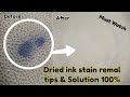 best tips for removing heavy blue ink stain from sofa set-  this will work 100%