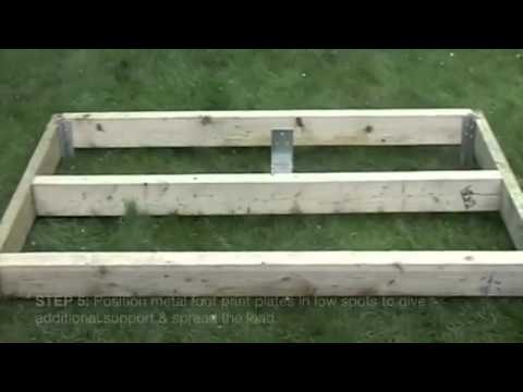 Building a Graden Shed Base - YouTube