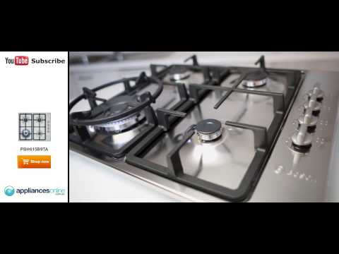 Overview Of The Bosch Pbh615b9ta Gas Cooktop With Dual Flame Wok