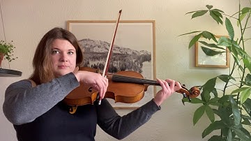 C melodic minor 2 octave scale viola