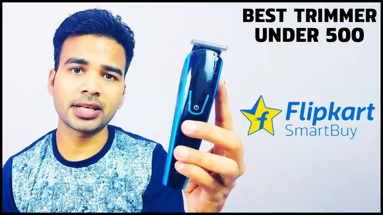 Best Trimmer under 500 | Flipkart SmartBuy Cordless USB Trimmer for Men  (Model: M4D12B) Review Hindi - YouTube