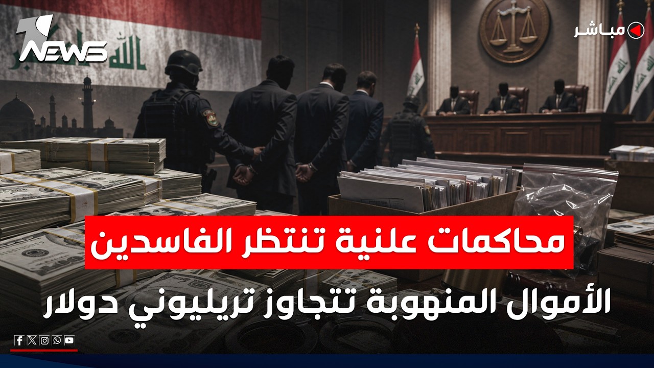 الأموال المنهوبة تتجاوز تريليوني دولار.. ومحاكمات علنية تنتظر الفاسدين | الحصاد الاخباري 2026/7/1
