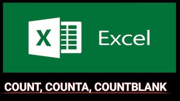 How to Use COUNT COUNTA COUNTBLANK Formula in Microsoft Excel | #count #counta #countblank