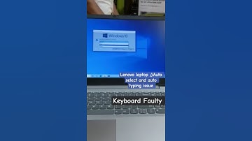 lenovo laptop Automatic select and automatic typing issue | | keyboard Problem #likeandsubscribe ✨