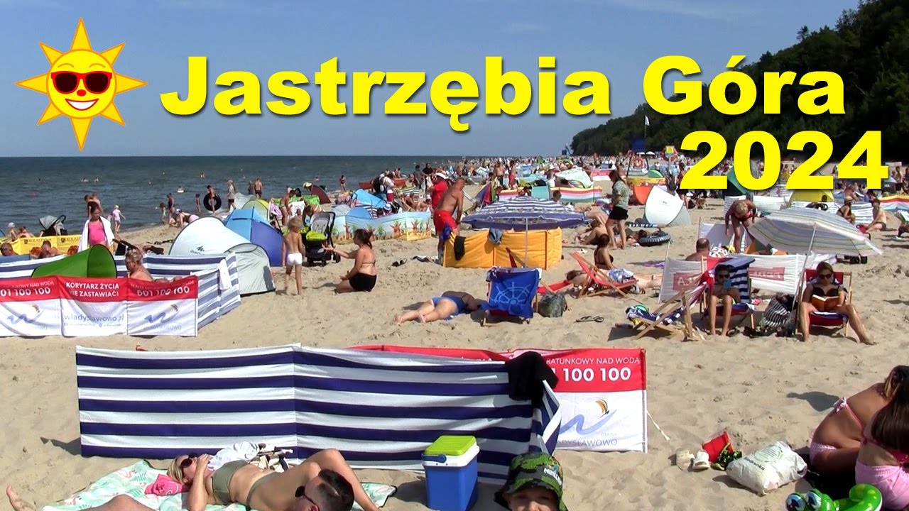 Jastrzębia Góra 2024 - plaża, deptak i atrakcje 26-07-2024