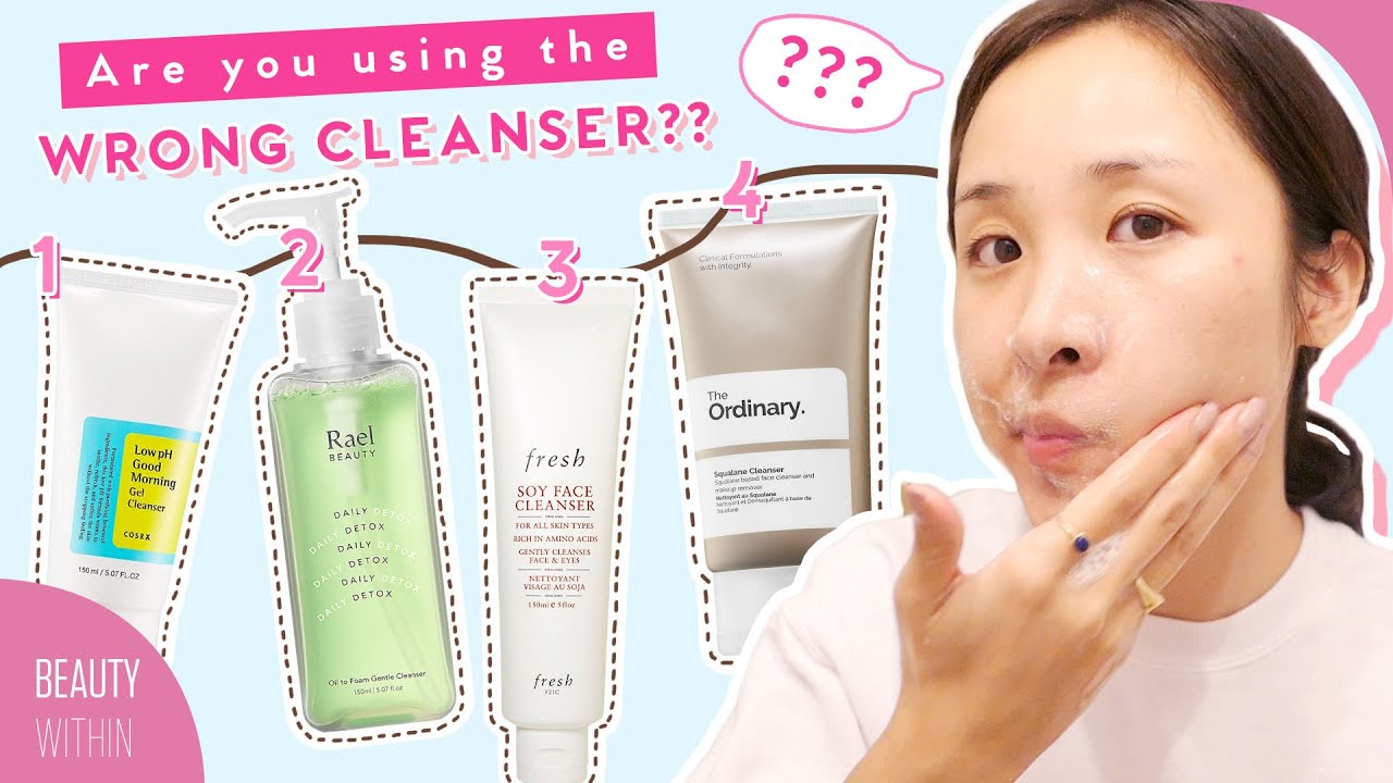 💦 How To Find The Best Gentle Facial Cleansers For Your Skin Type 💦