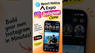 🚀 Building an Instagram Clone with React Native + Expo! | Free Source Code #shorts