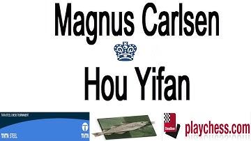 ♚ Magnus Carlsen vs Hou Yifan Tata Steel Chess Tournament 2015