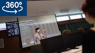 Learn in the School of Business Trading Room | 360º | Ithaca College