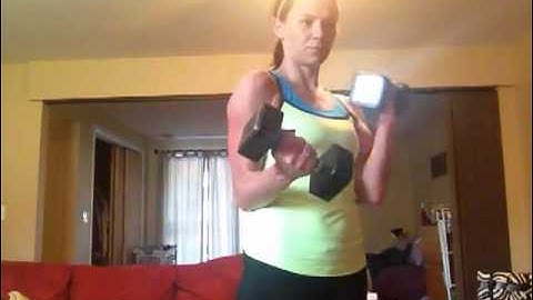 Static Arm Curls #P90X day 3