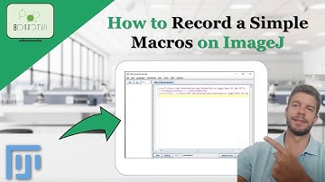 How to record a Simple Macros on ImageJ Fiji #macro #macros #imagej #fiji