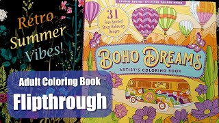 Retro Vibes & Summer Scenes You’ll Love to Color!