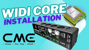 How to Install the WIDI CORE in the H4MIDI WC | CME-Pro