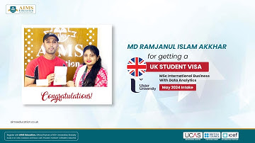 UK Student Visa Success | Study MSc Data Analytics at Ulster University in UK | May 2024 Intake