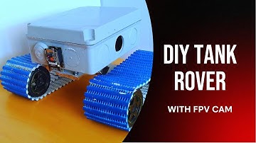 diy RC tank rover with FPV camera #esp32 #robot #diy