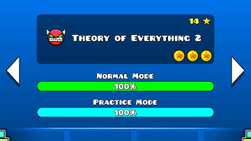 Geometry Dash Walkthrough - Level 18 (Theory of Everything 2) [ALL COINS]