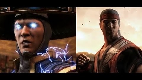 Mortal Kombat X - Raiden vs. Liu Kang (Introduction/Dialogue)