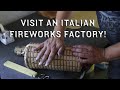 Visit an italian fireworks factory  big multibreak canister shells and bottom shots  dry wrap