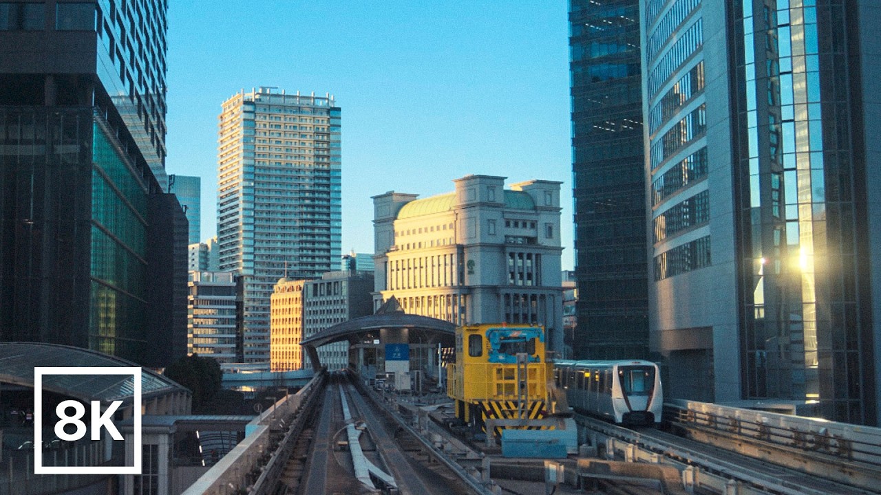 Morning Light over Tokyo Bay / 8K 60fps HDR / Natural Ambience (No Music)