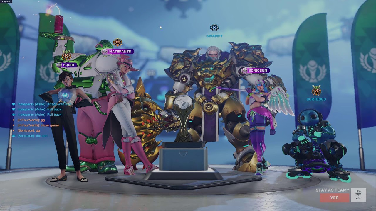 Support Main (Mercy, Kiriko, Juno, Brigitte, Ana) ONLY Stadium Competitive Game Play