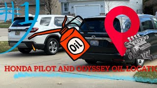 Honda pilot and Odyssey oil dipstick and fill location by DO IT YOURSELF ITS EASY 58 views 1 month ago 1 minute, 9 seconds