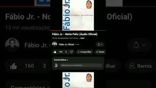 PARABÉNS FÁBIO JÚNIOR POR 1 MILHÃO DE INSCRITOS NO YOUTUBE