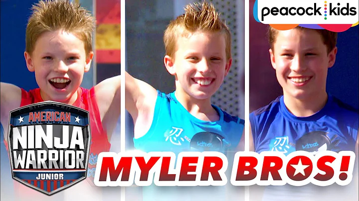 Myler Brothers NINJA COURSE SHOWDOWN (Ninja Kidz T...