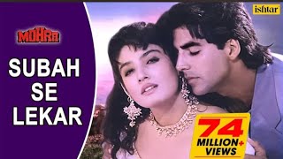 Download Lagu Subah Se lekar Sham Tak | akshy Kumar | Raveena Tandon | Kumar Sanu | Bollywood song MP3