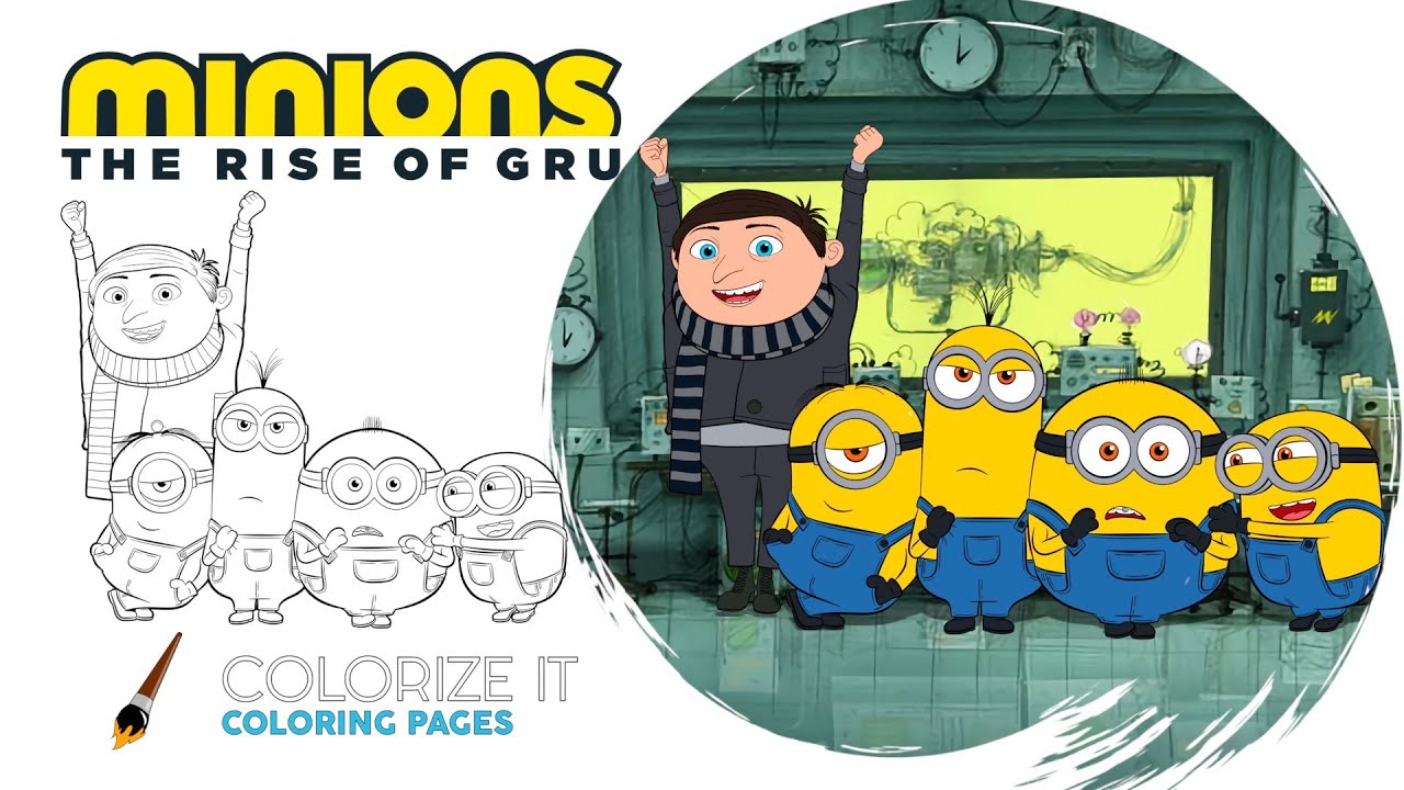 minions coloring pages of phil