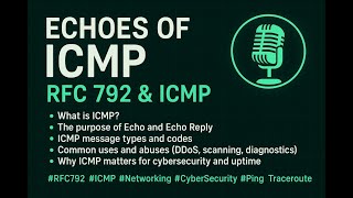 Echoes of ICMP – Inside RFC 792 | 4nsecure Podcast Ep. 0x00