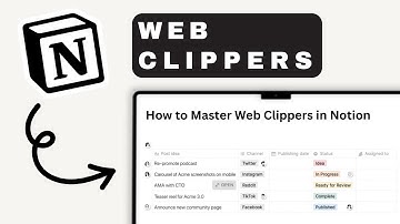 How to Master Web Clippers for Notion | Notion Tutorial