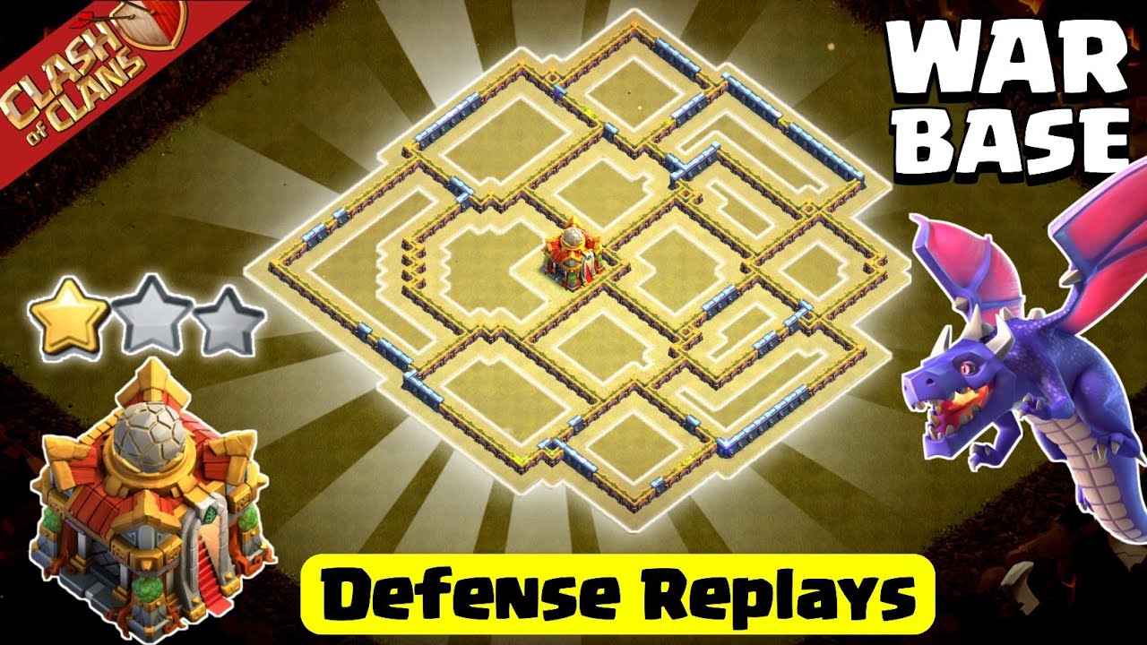 Town hall 16 (Th16) Anti 3 Star War/Cwl/Hybrid/Defense Base with Replay Proof (Copy Link)