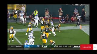Aaron Jones Turns The Corner And Gets Into The Endzone