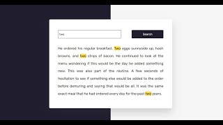 How to Create Search & Highlight App Using HTML, CSS & JavaScript | Beginner Tutorial