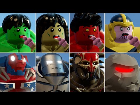 All Big-Fig Characters Hulk Smash Spider-Man in LEGO Marvel's Avengers (2)