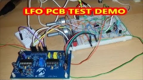 DIY analog synth project (LFO PCB Test Demo)