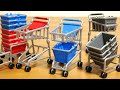 僕はこれをミニカーと呼ぶ(笑) 本気のショッピングカートを買ってみました！ガチャガチャ マイショッピングカート 全６種 カートと台車とカゴ 大きさは大きめなのでトミカ関係とは遊べないかな
