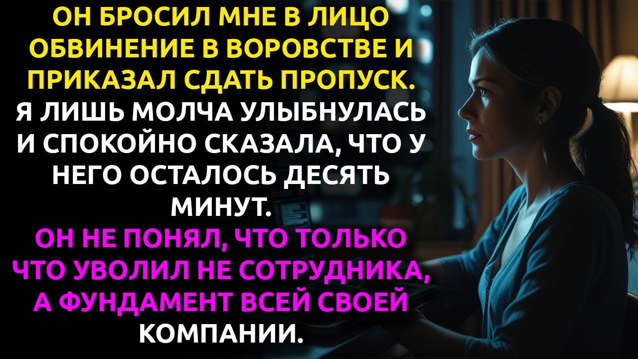 Меня ОБВИНИЛИ в воровстве — и я молча наблюдала, как рушится их ИМПЕРИЯ.