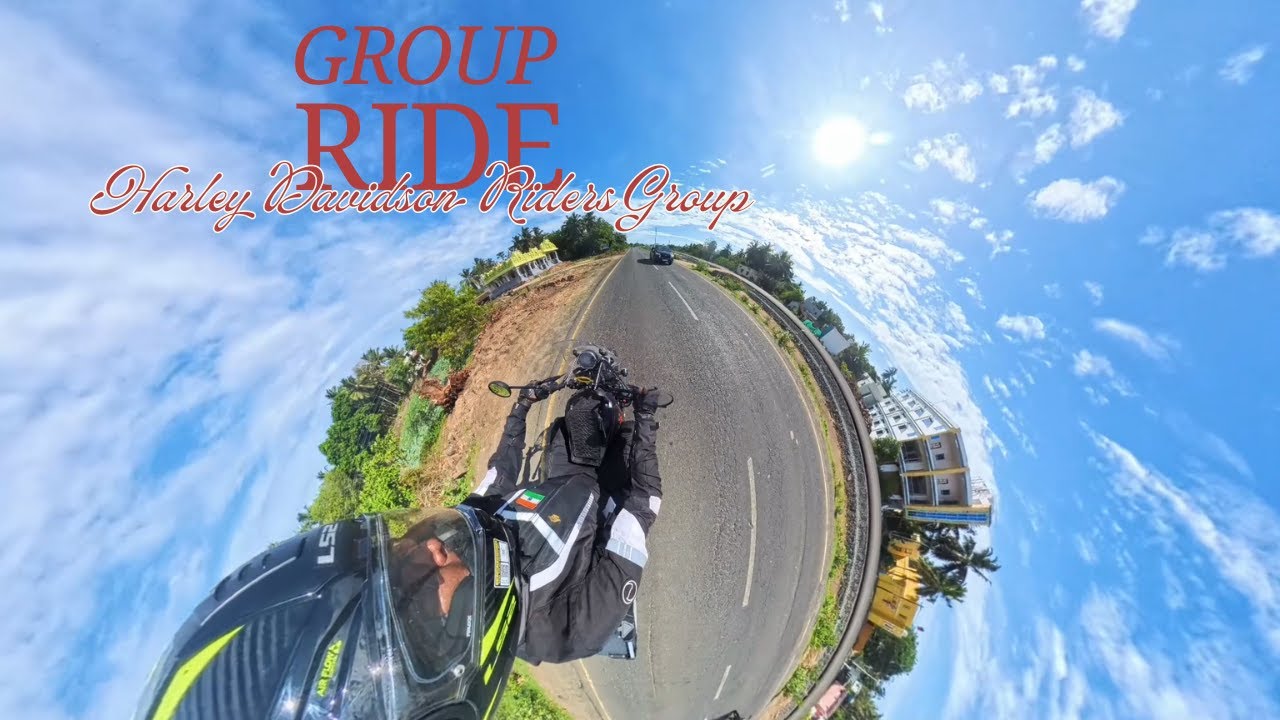 Harley-Davidson Riders Group Ride | Pure Exhaust Roar & Road Freedom