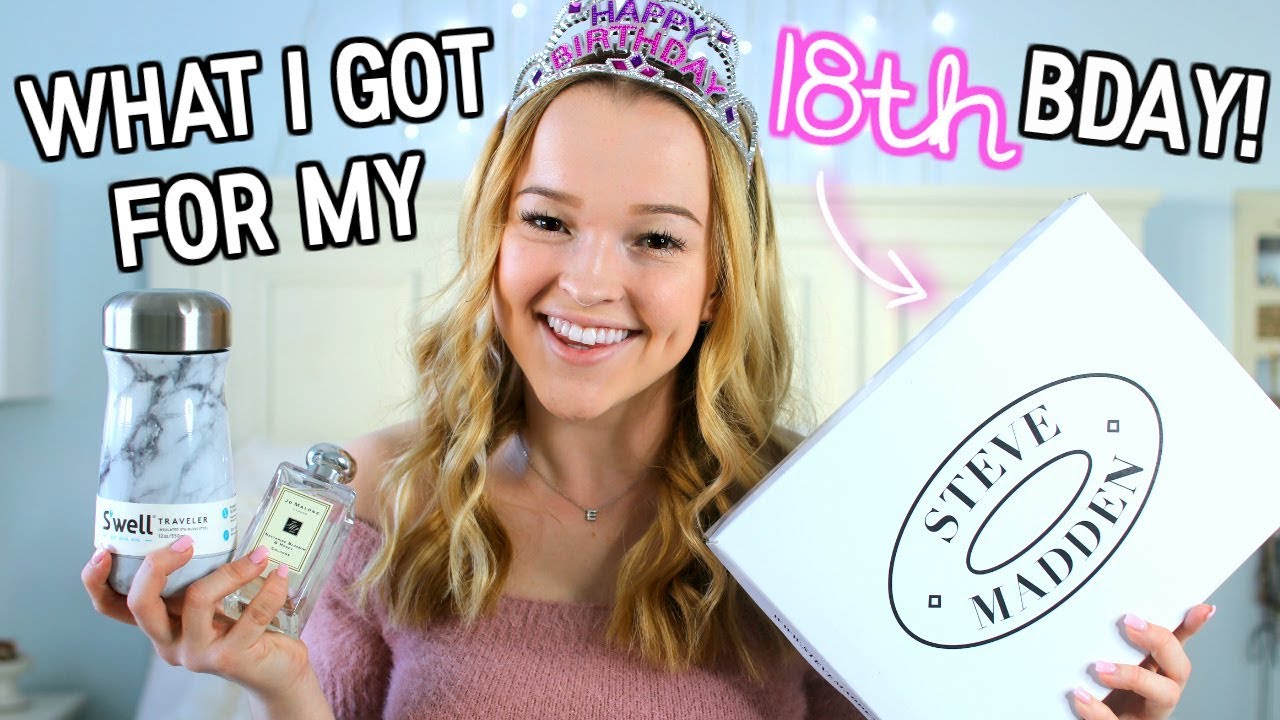 Что мне подарили на 18-летие!