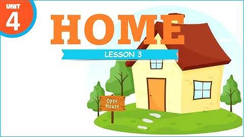 (I learn smart start English 3) - Unit 4, Home, lesson 3