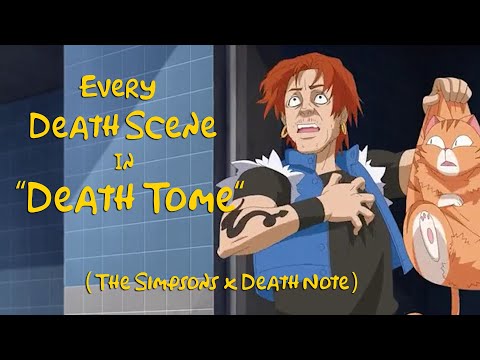 Every Death Scene in Simpsons 'Death Note' (Death Tome)