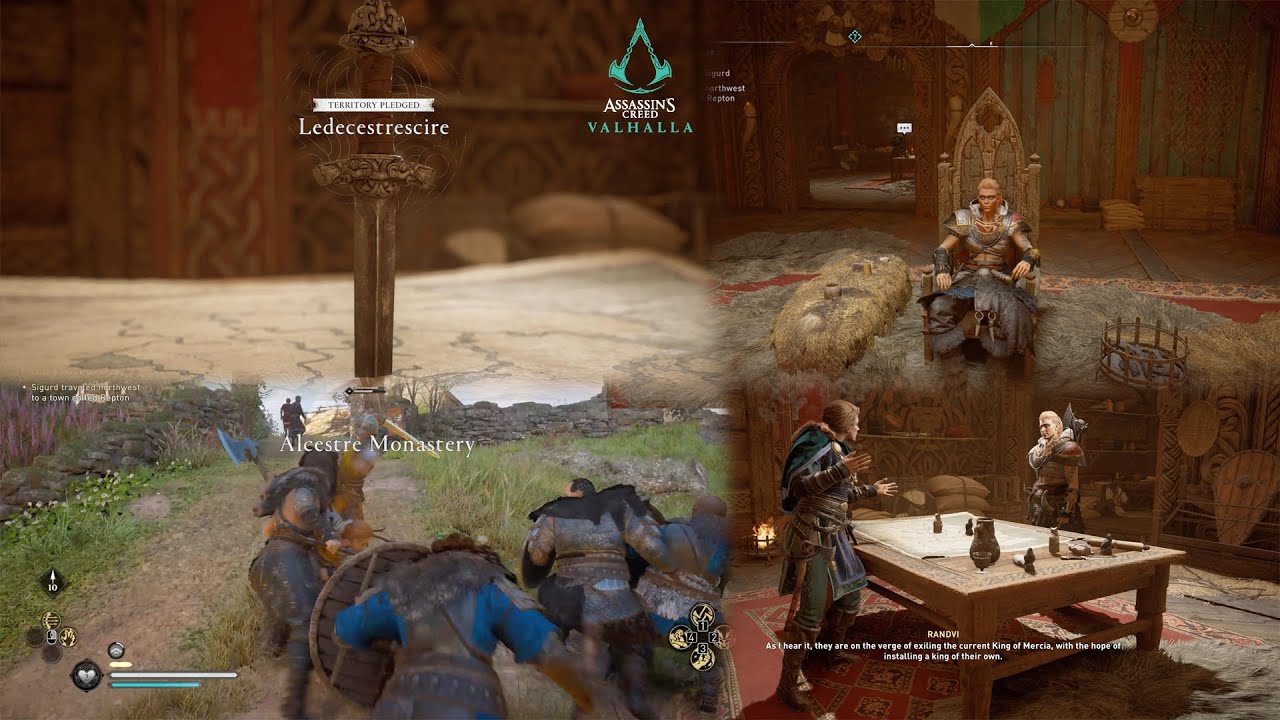 Assassin's Creed Valhalla/ Territory Pledged /  Alcestre Monastery Raid/ Snotinghamscire
