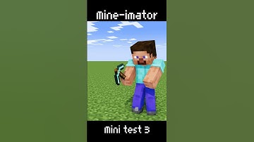 mining test in mine-imator 2.0  #minecraft #animation