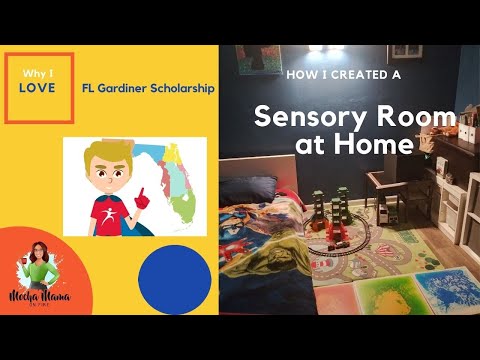 Why I love the FL Gardiner Scholarship! How I created a Sensory Room w/the Resources #specialneeds