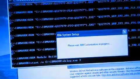 IBM Thinkpad T42 Installer Aesthetic